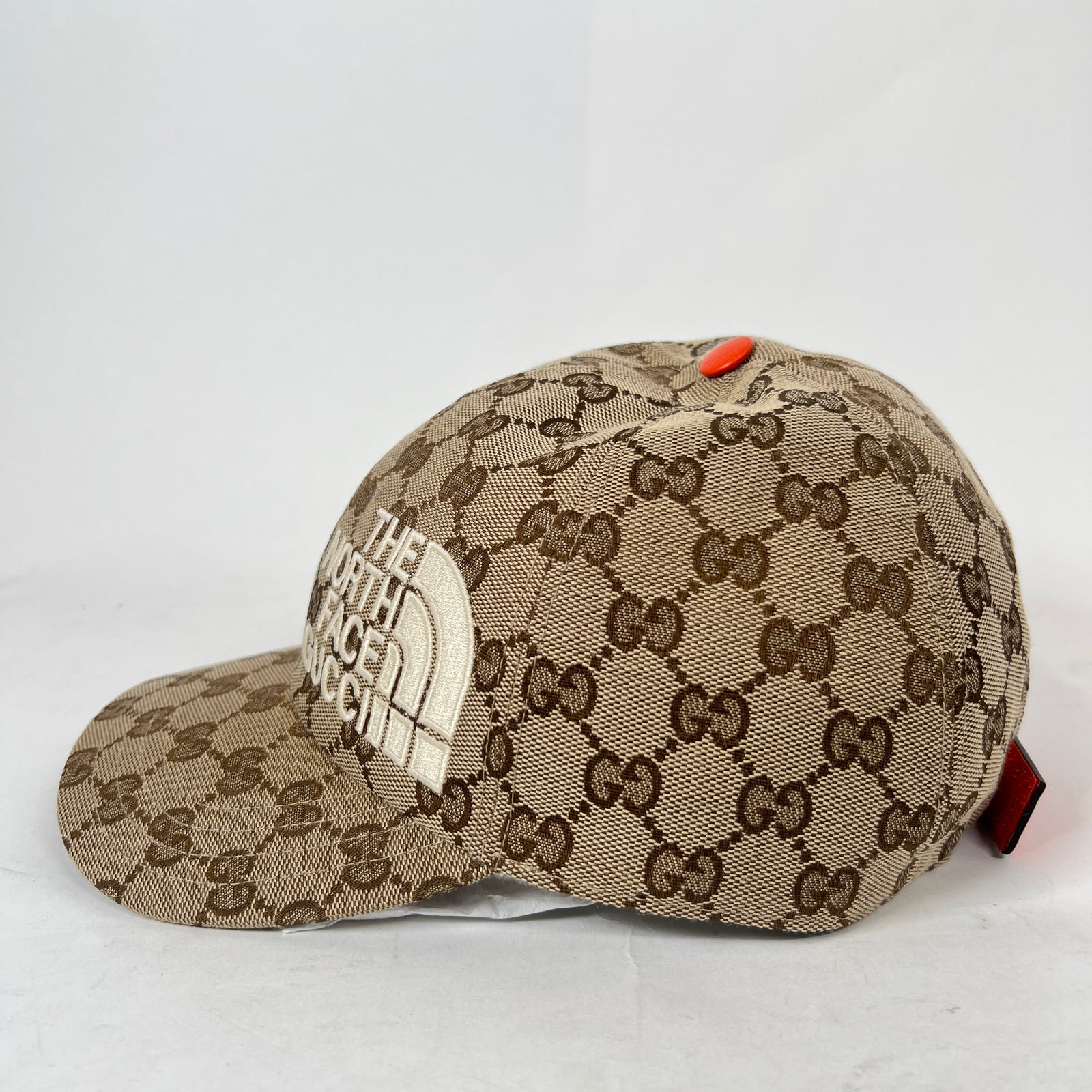 Gucci x The North Face Beige GG Monogram Hat Size M