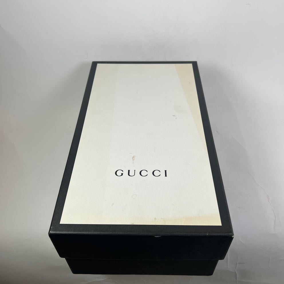 Gucci White Bees & Stars Embroidered Ace Sneaker Size GG 9.5