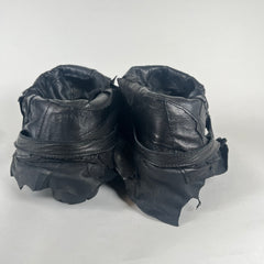 Yasuyuki Ishii S/S10 Foldable Leather Patchwork Boots Size 10