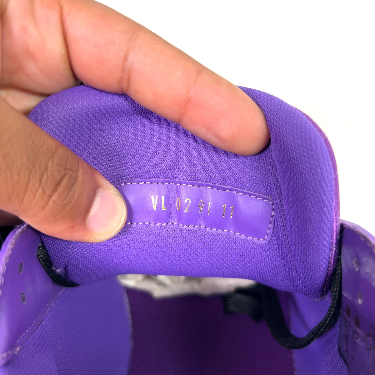 Louis Vuitton Purple/Black Trainers