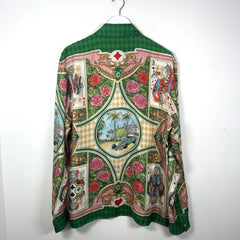 Casablanca 'Le Jardin Des Cartese' Silk Button-Up Shirt