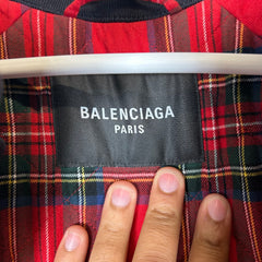 Balenciaga Navy Harrington Bomber Jacket Size 2