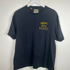 Gallery Dept. French Yellow Logo T-Shirt Size L