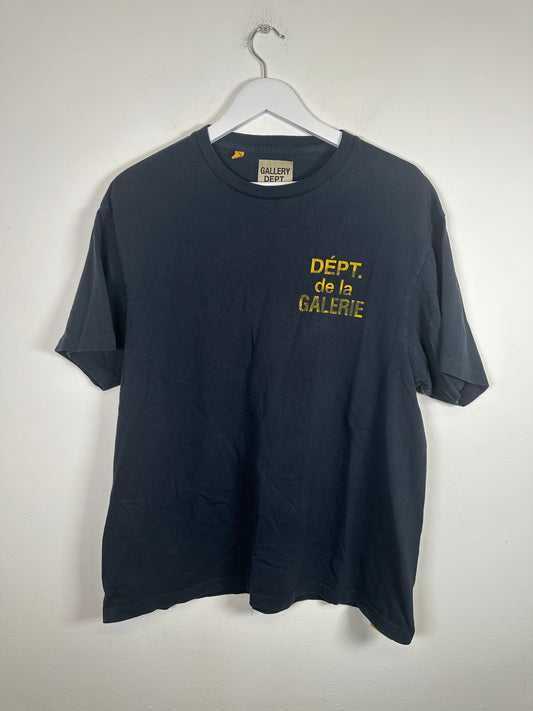 Gallery Dept. French Yellow Logo T-Shirt Size L