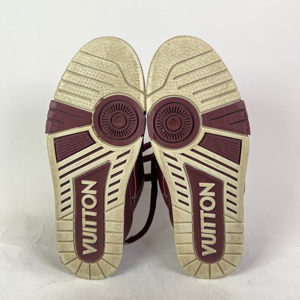 Louis Vuitton Burgundy Skate Sneaker