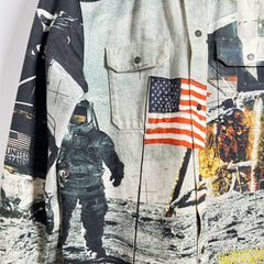 Raf Simons x Calvin Klein Jeans FW19 Moon Landing Denim Jacket Size L