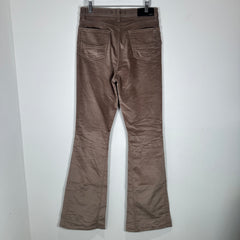 Amiri Velour Flare Brown Pants Size 28