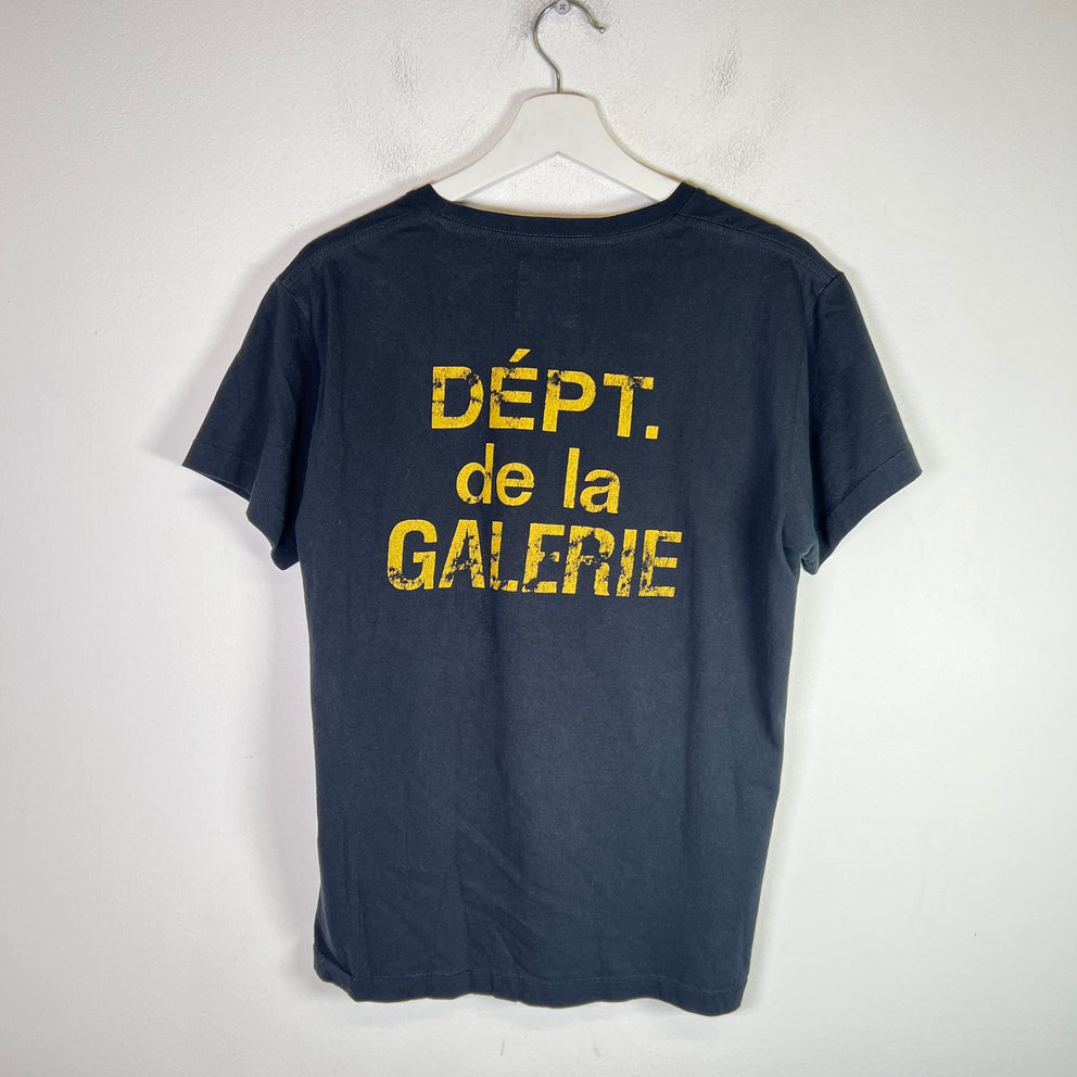 Gallery Dept Black French Logo T-Shirt Size M