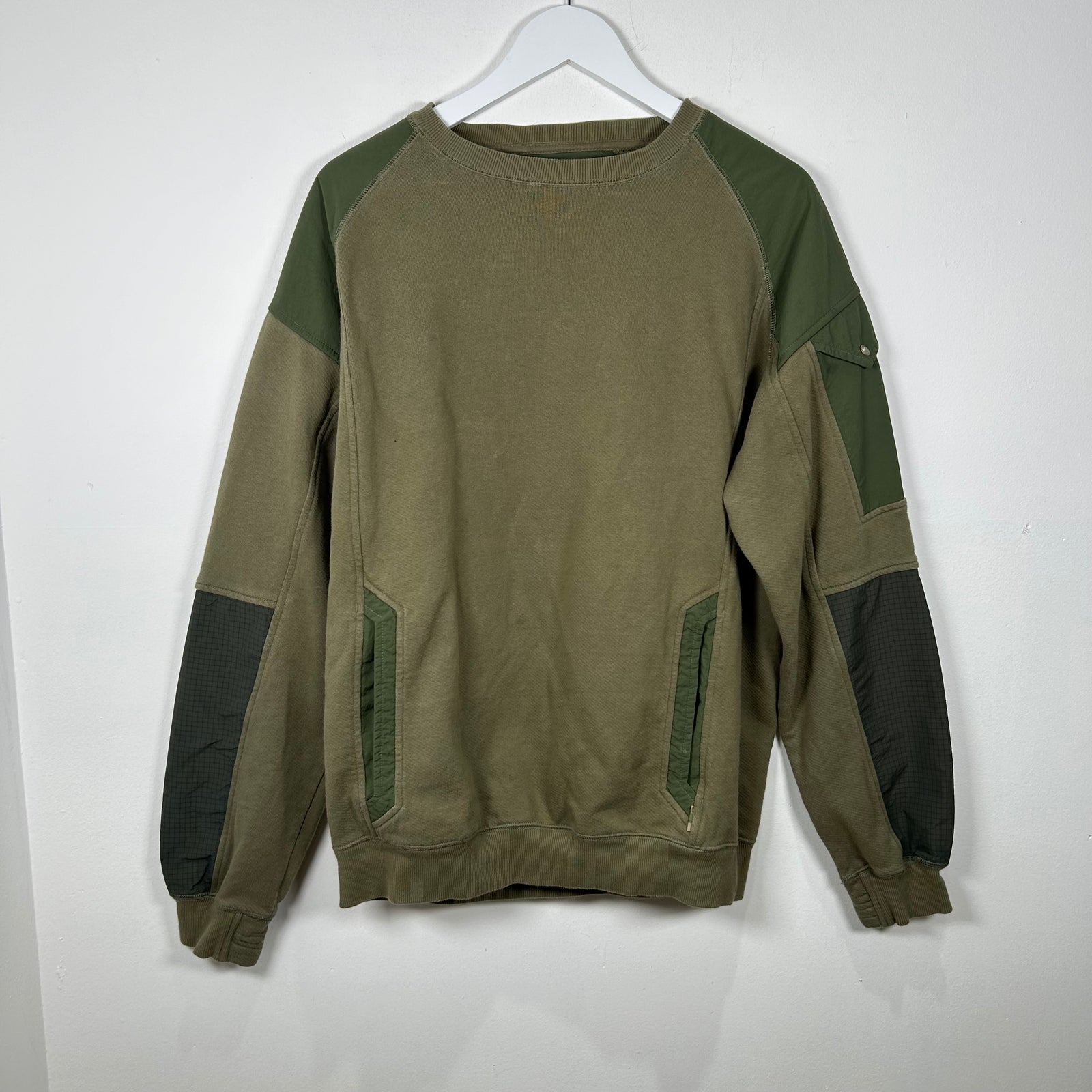Maharishi Green Hybrid Crewneck Size M