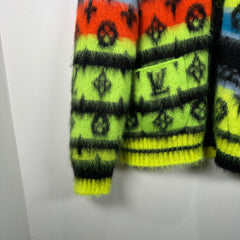 Louis Vuitton Multi Color Mohair Cardigan