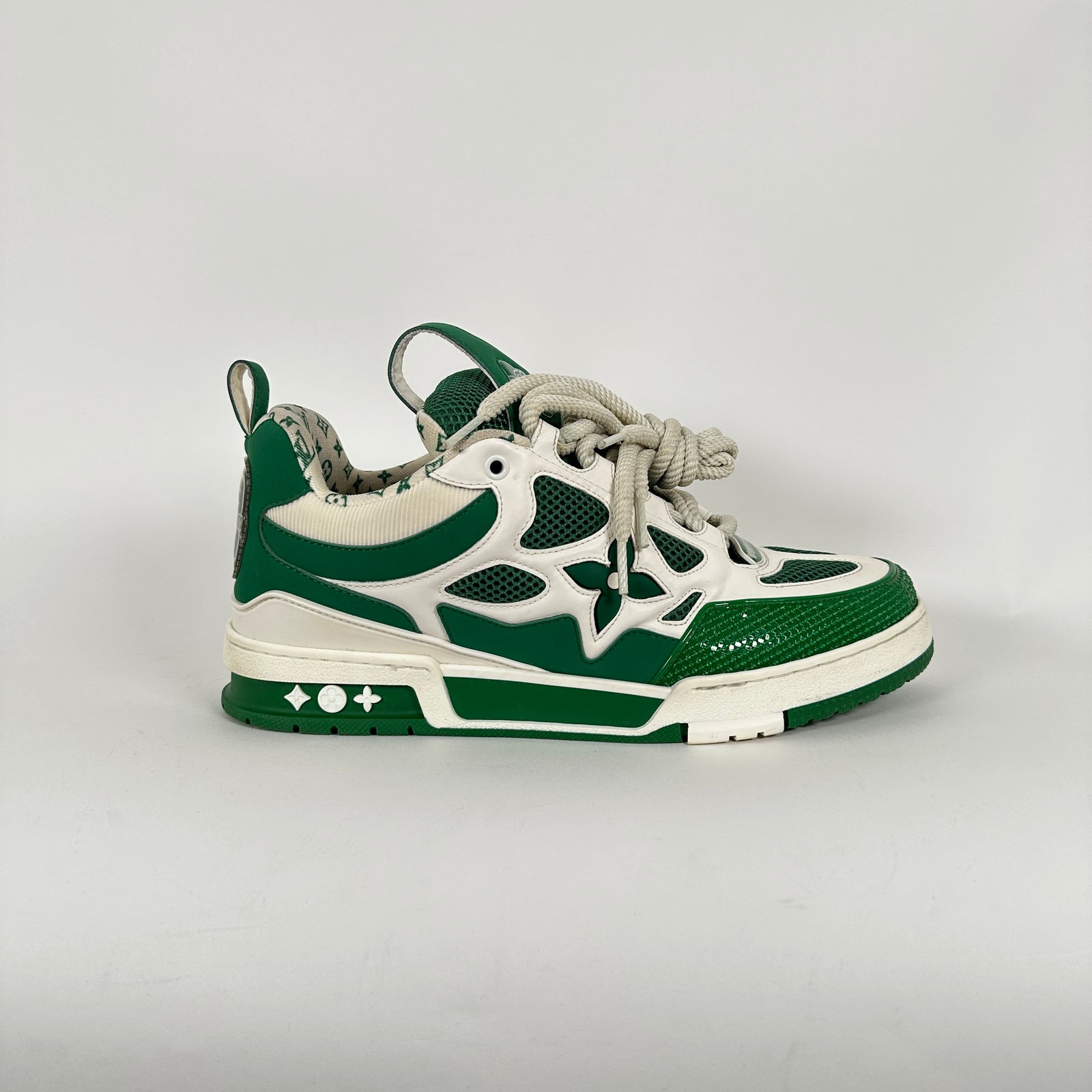Louis Vuitton Green Skate Sneakers Size LV 9.5
