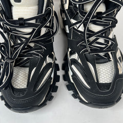 Balenciaga White/Black Hike High-Top Track Sneaker Size 43