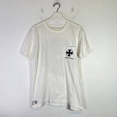 Chrome Hearts Psychedelic Spiral Cross T-Shirt