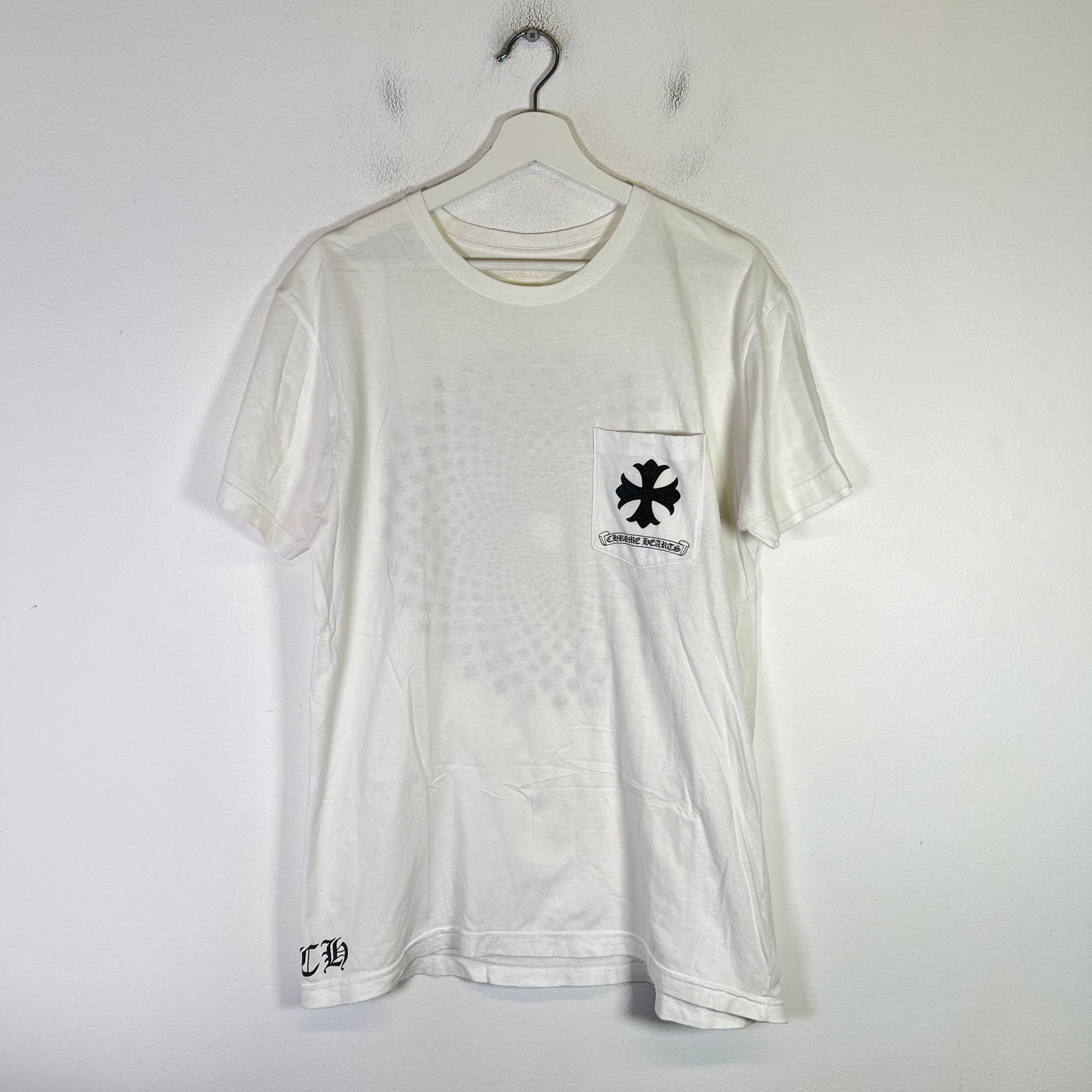 Chrome Hearts Psychedelic Spiral Cross T-Shirt