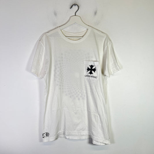 Chrome Hearts Psychedelic Spiral Cross T-Shirt