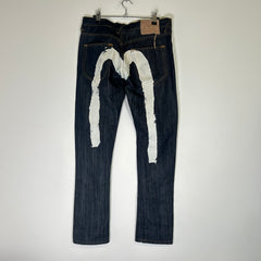 Evisu Indigo Genes Seagull Denim Jeans