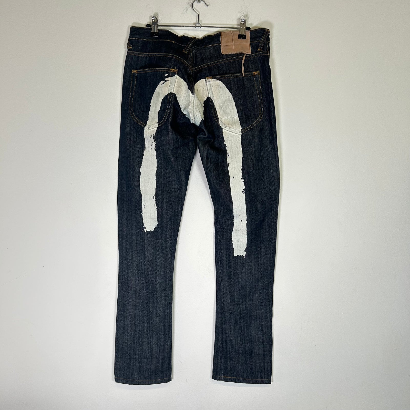 Evisu Indigo Genes Seagull Denim Jeans