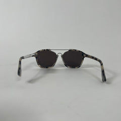 Christian Dior Beige Tortoise Mirrored Wayfarer