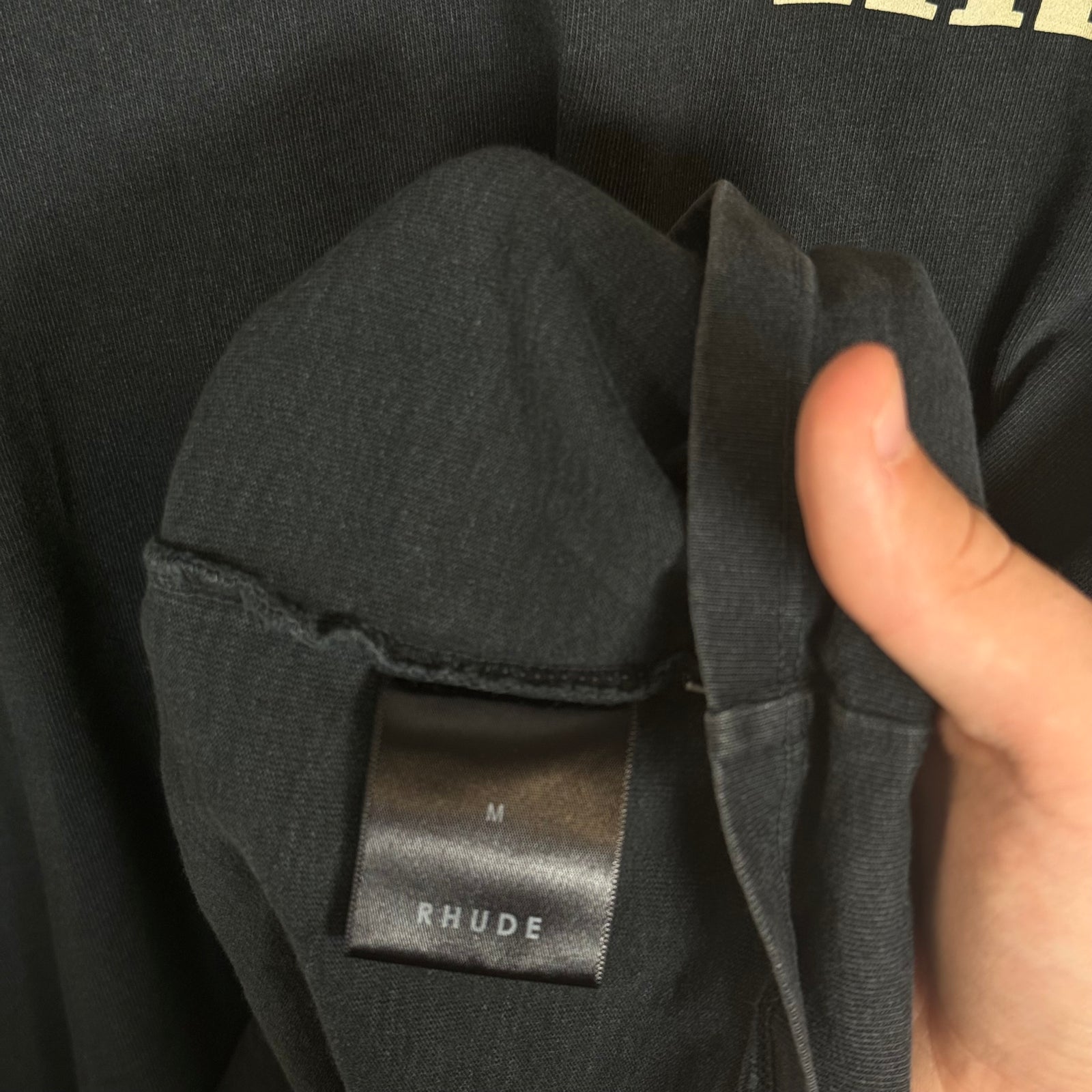 Rhude Black/Red Moonlight Tee Size M