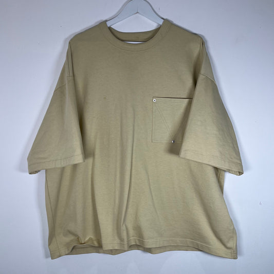 Bottega Veneta Faded Yellow Pocket T-Shirt Size XL