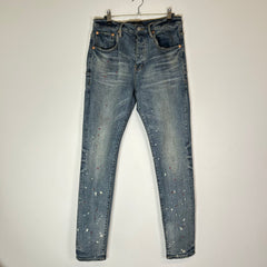 Purple Brand Lightwash Paint Splatter Jeans Size 30