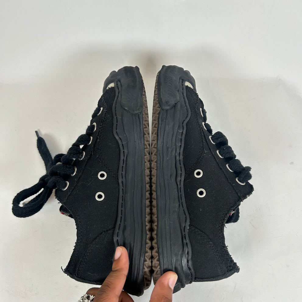 MMY Black/Black Hank OG Sole Canvas Sneaker Size 40