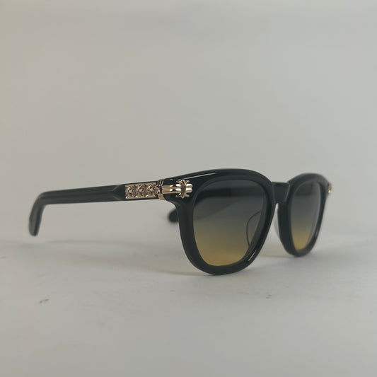 Chrome Hearts Black/Gold 'Smoke Show' Sunglasses