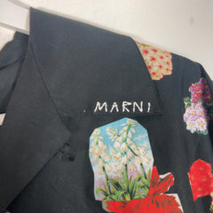 Marni All Over Flower Arrangement Print Shirt