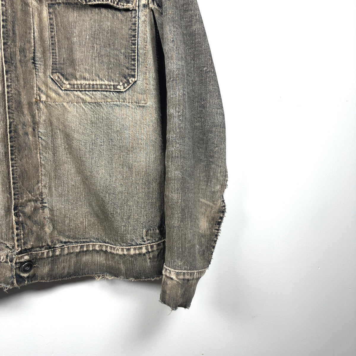 Rick Owens FW08 Dust Washed Denim Jacket