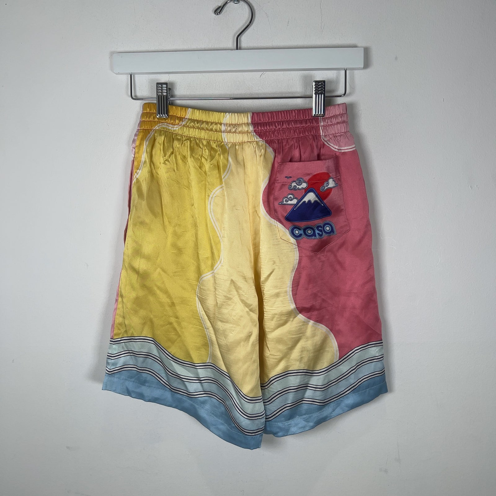 Casablanca Silk Wavy Shorts