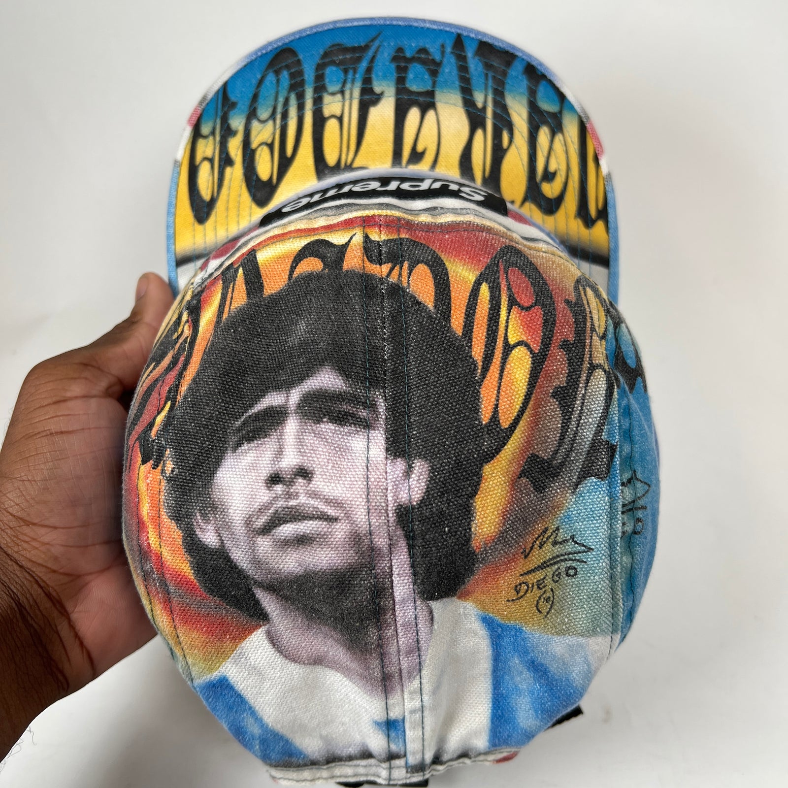 Supreme SS24 Multicolor Maradona Camp Cap