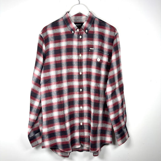 DSquared2 Metal Plaque Button-Up Shirt