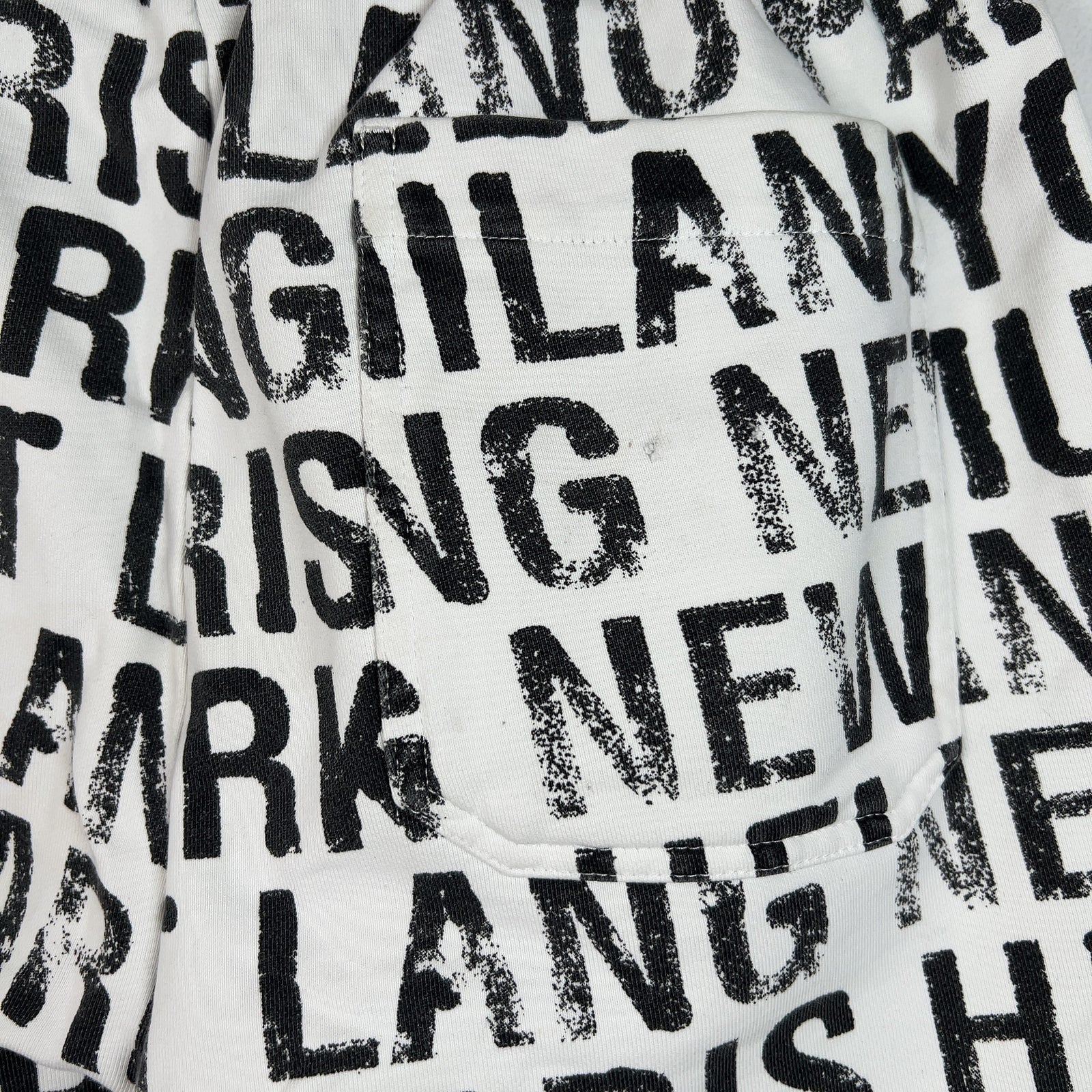 Helmut Lang All Over City Print Shorts