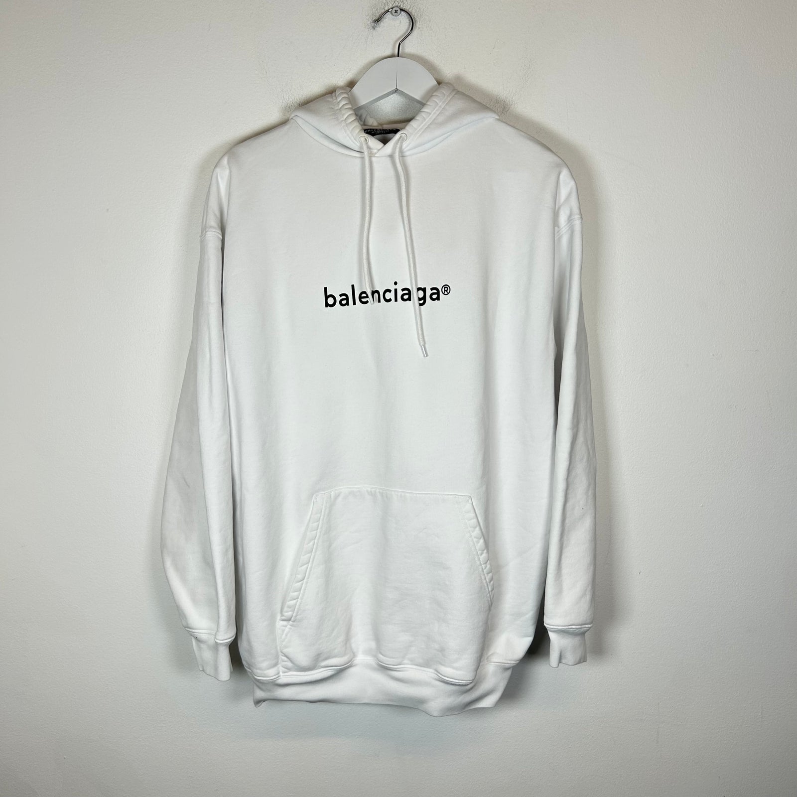 Balenciaga White Copyright Logo Size M