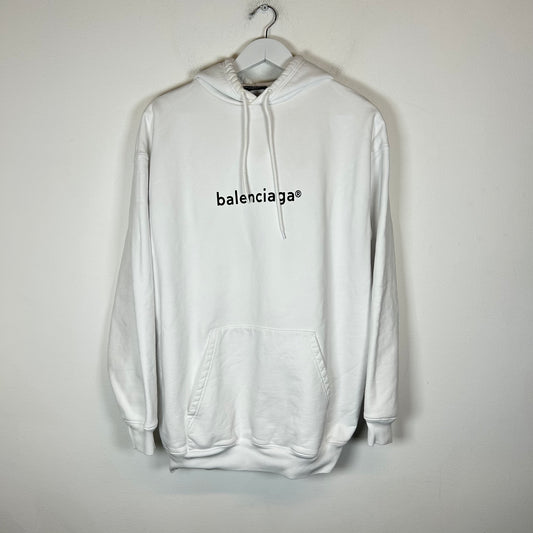 Balenciaga White Copyright Logo Size M