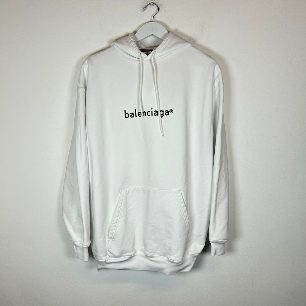 Balenciaga White Copyright Logo Size M
