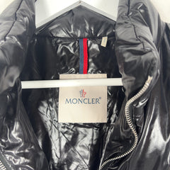 Moncler Shiny Logo Graphic Puffer Vest