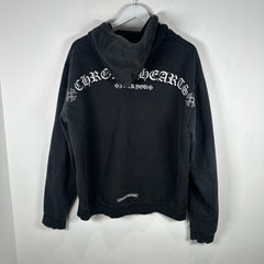 Chrome Hearts Spell-Out Back Graphic Zip Up Hoodie Size M