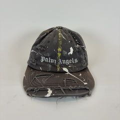 Palm Angels Distressed Faded Black Hat
