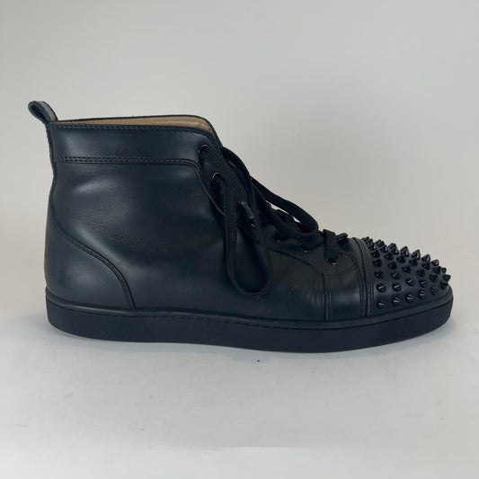 Christian Louboutin Lou Spiked Hightop Sneakers