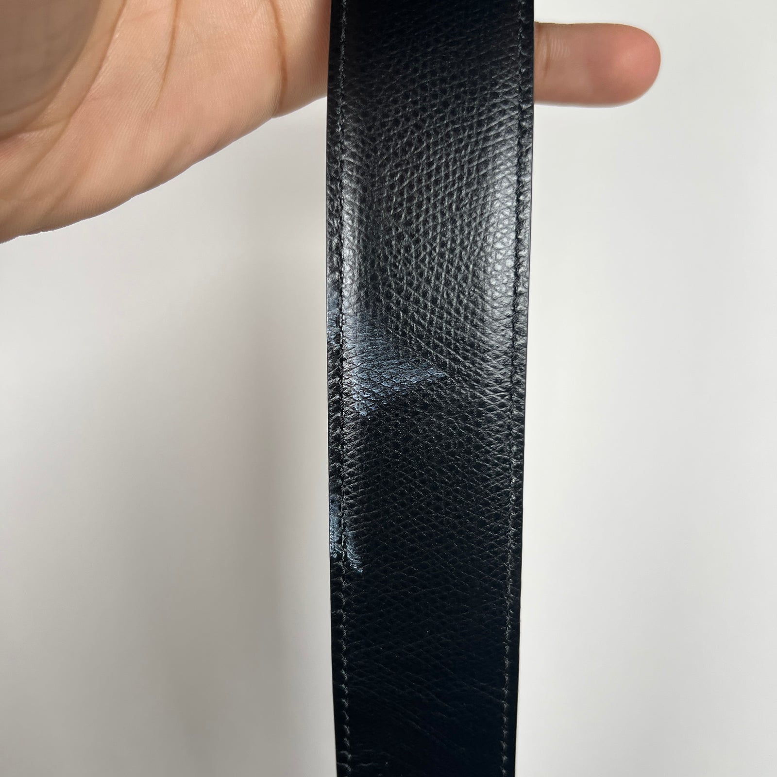 Salvatore Ferragamo Blue/Black Belt Size 40