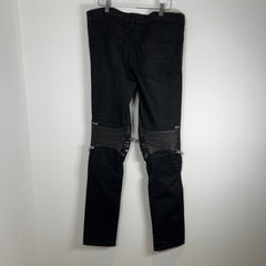 Saint Laurent FW13 D04 Lambskin Zipper Biker Jeans