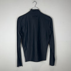 Jean Paul Gaultier Body Con Satin Turtleneck Longsleeve