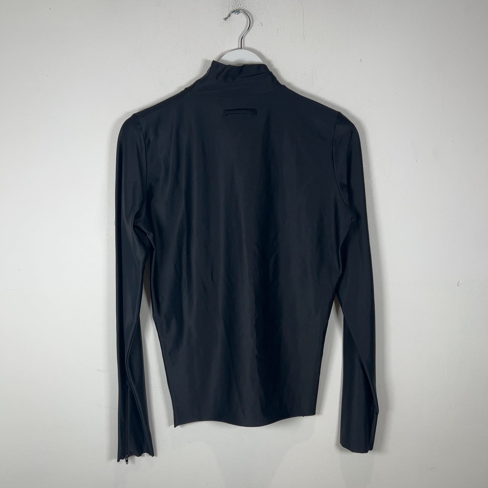 Jean Paul Gaultier Body Con Satin Turtleneck Longsleeve