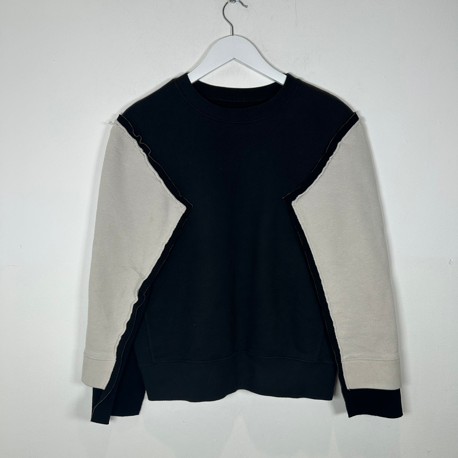 Maison Margiela Contrast Sleeve Crewneck Size XS