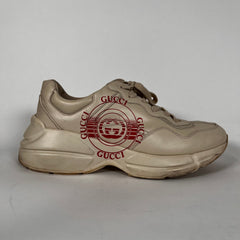 Gucci Red Logo Rython Size 8.5
