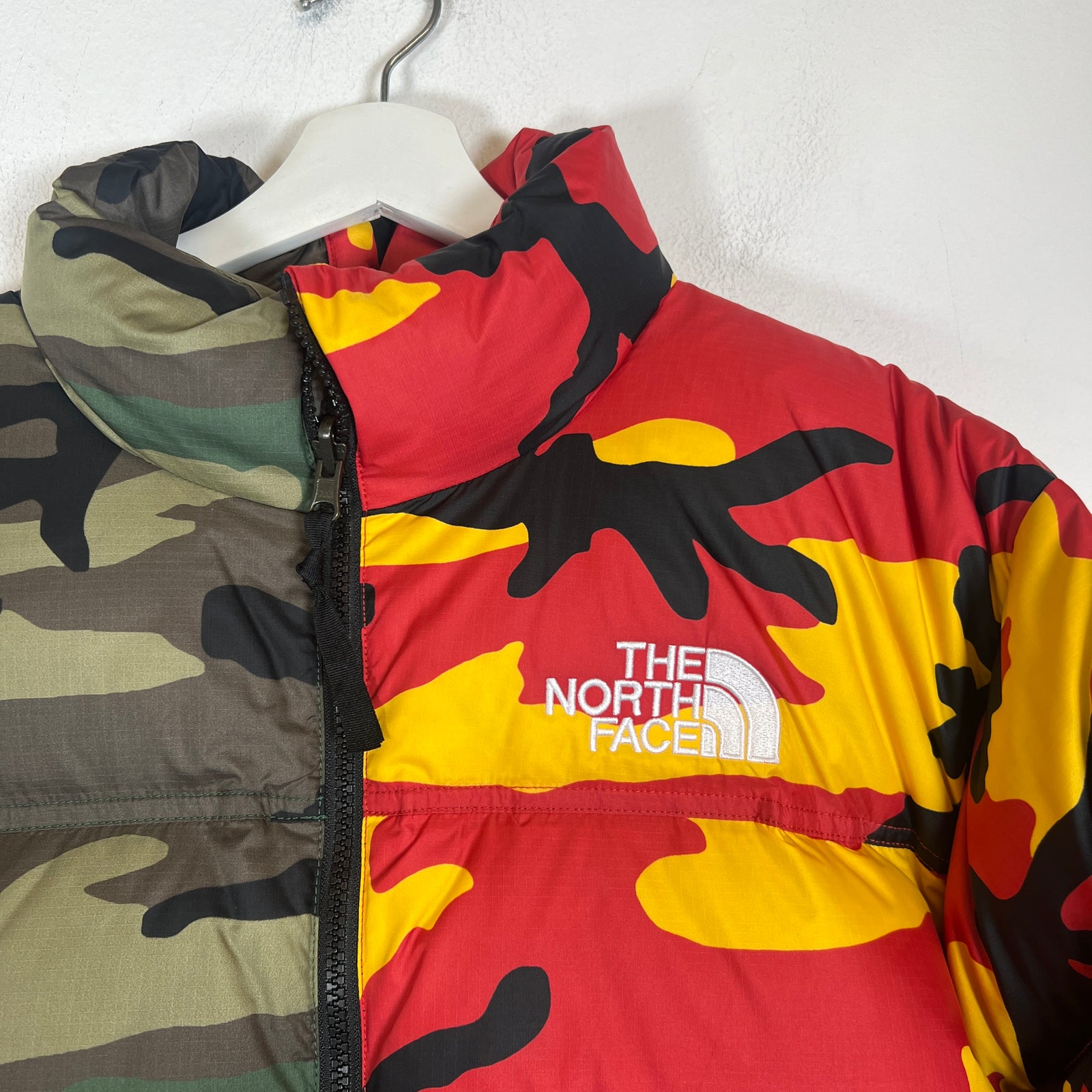 Supreme x The North Face Camo Split Nuptse Jacket Size L