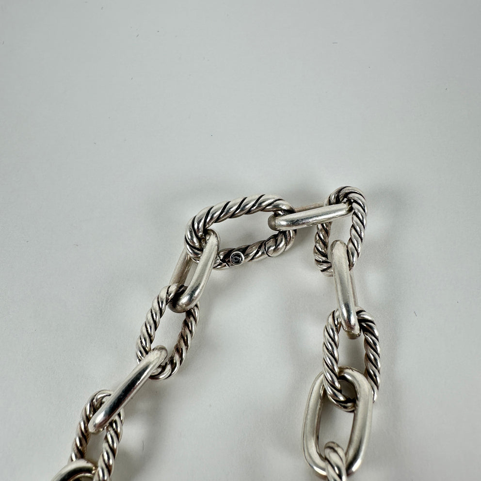 David Yurman Two-Tone Madison Chain Link Bracelet