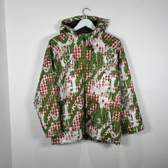 Salomon Green Camo Rain Jacket Size L