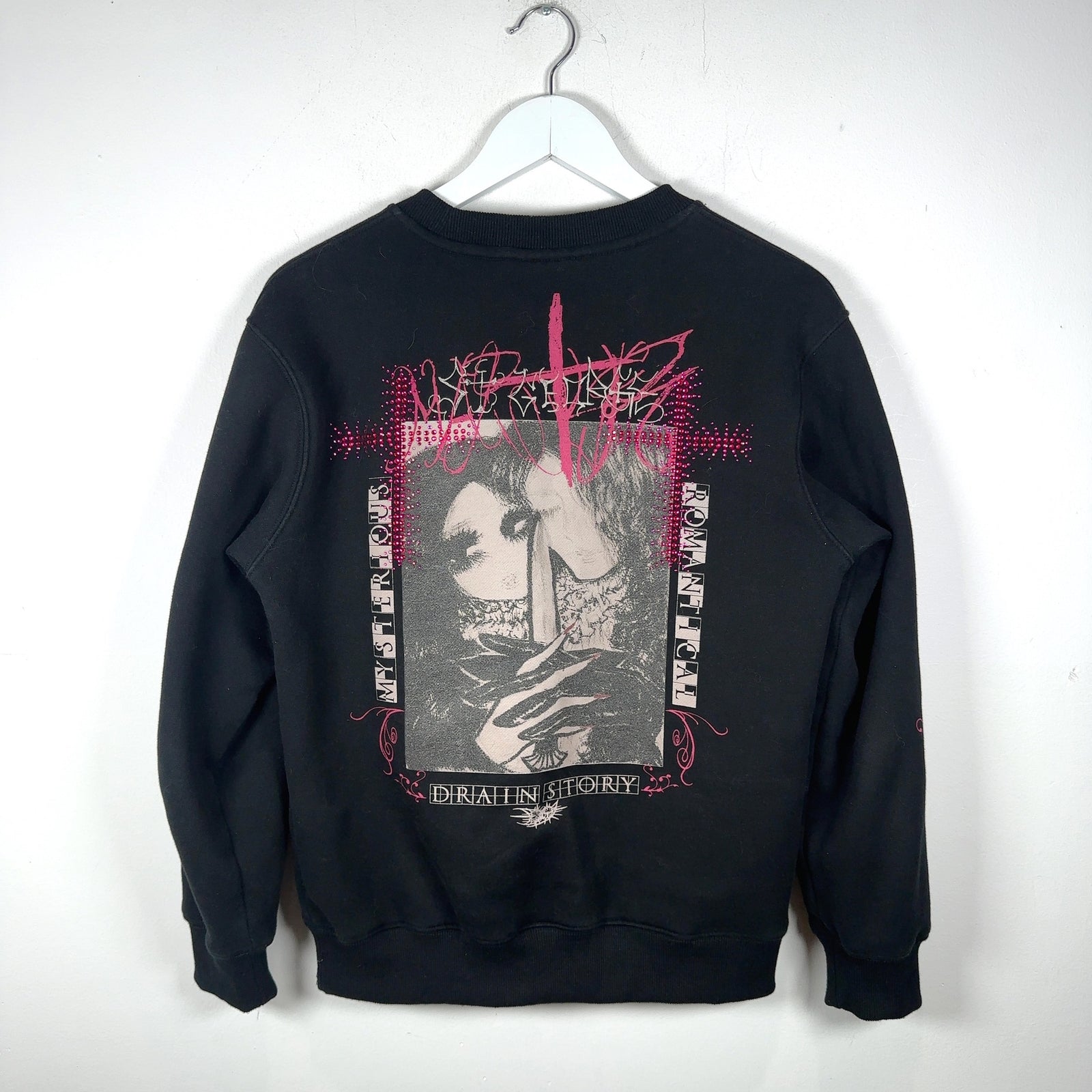 Drain Gang Martyr Tour Rhinstone Crewneck